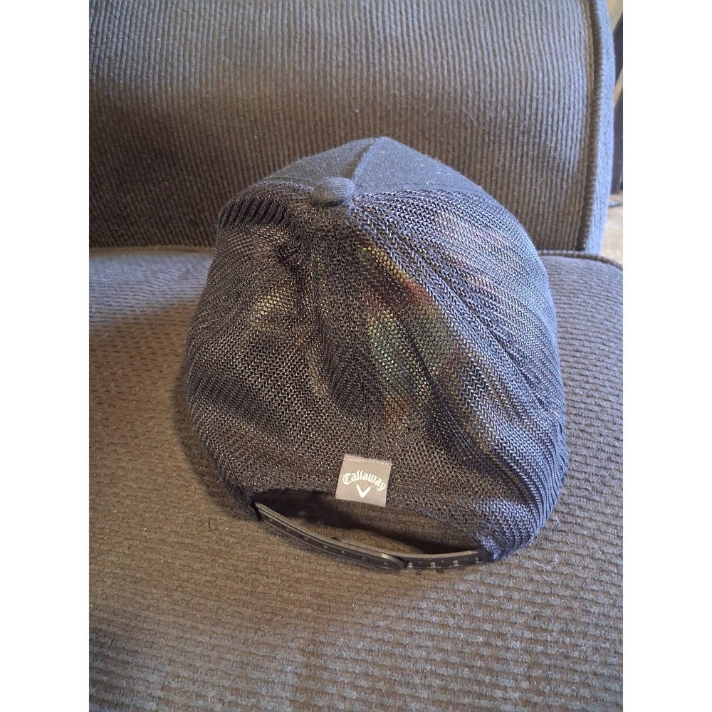 Callaway 1982 Carlsbad, CA Hat Black Golf Snapback 5 Panel Mesh Cap - Picture 3 of 4
